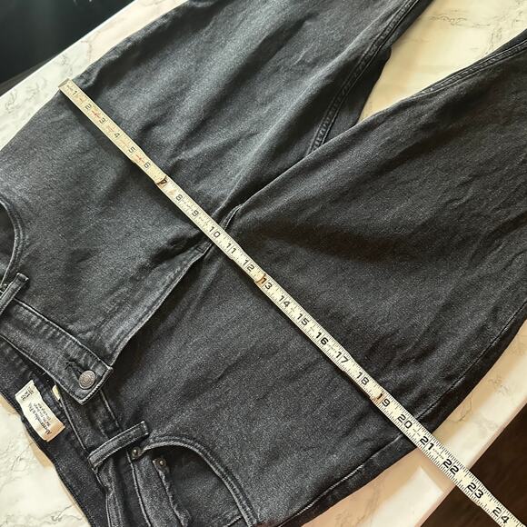 Abercrombie & Fitch The 90s Slim Straight Jean Ultra High Rise size 32/14 SHORT - Picture 11 of 13